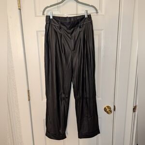Vegan leather pants
